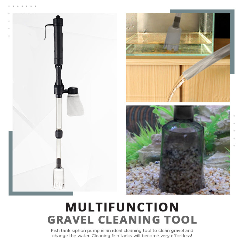 ๐ Electric Aquarium Gravel Cleaner โ Battery-Powered Fish Tank Vacuum For Easier Cleaning ๐ง