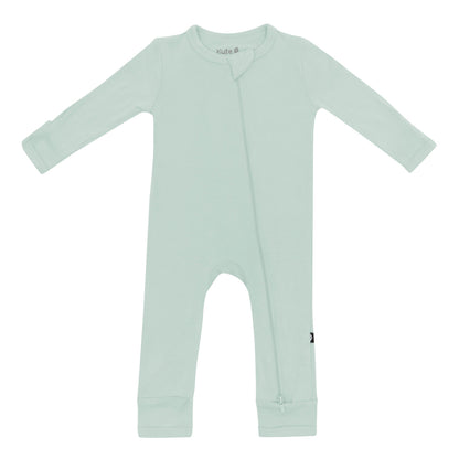 Zippered Romper in Sage