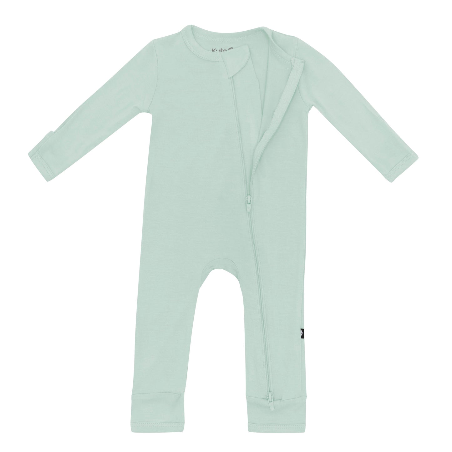 Zippered Romper in Sage