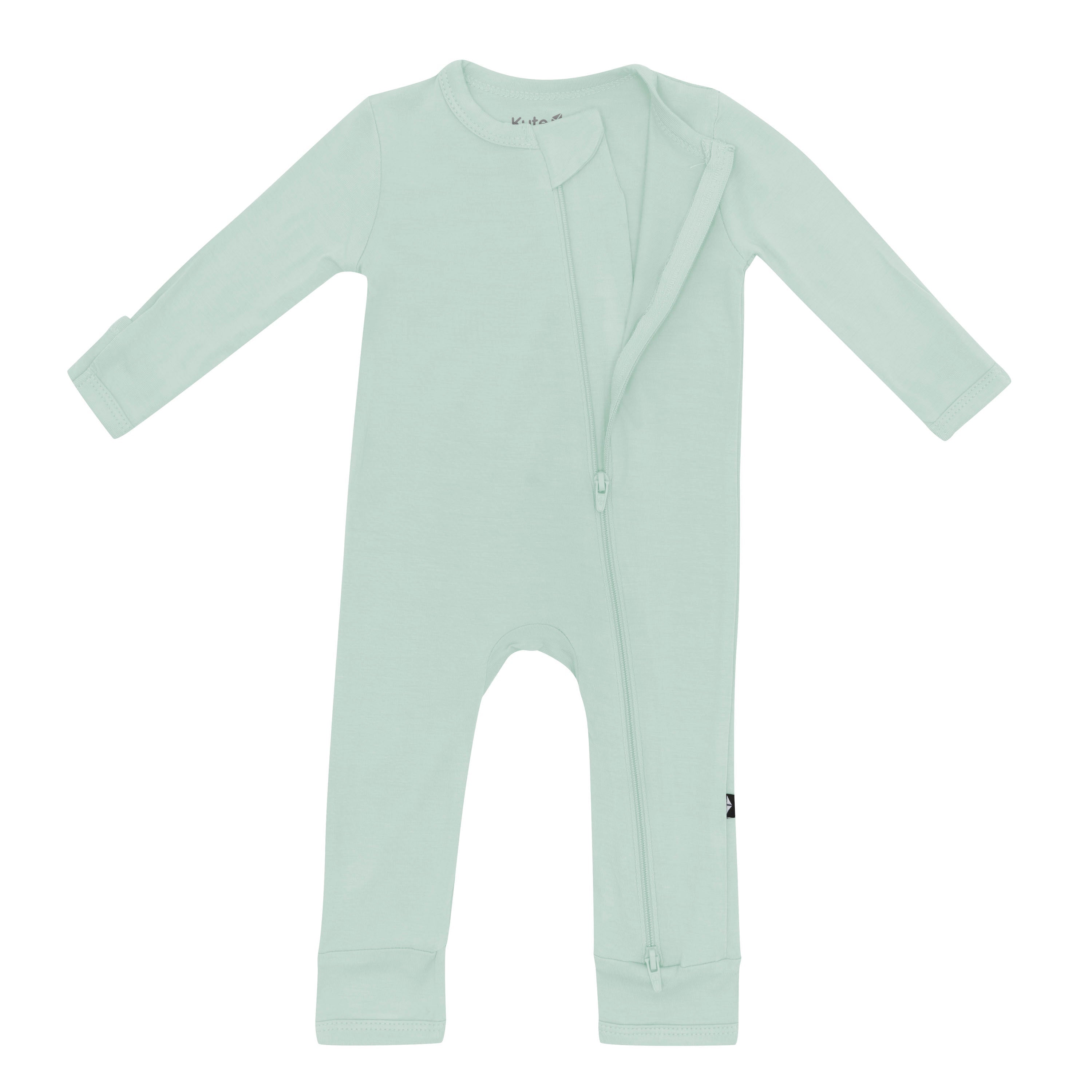 Zippered Romper in Sage