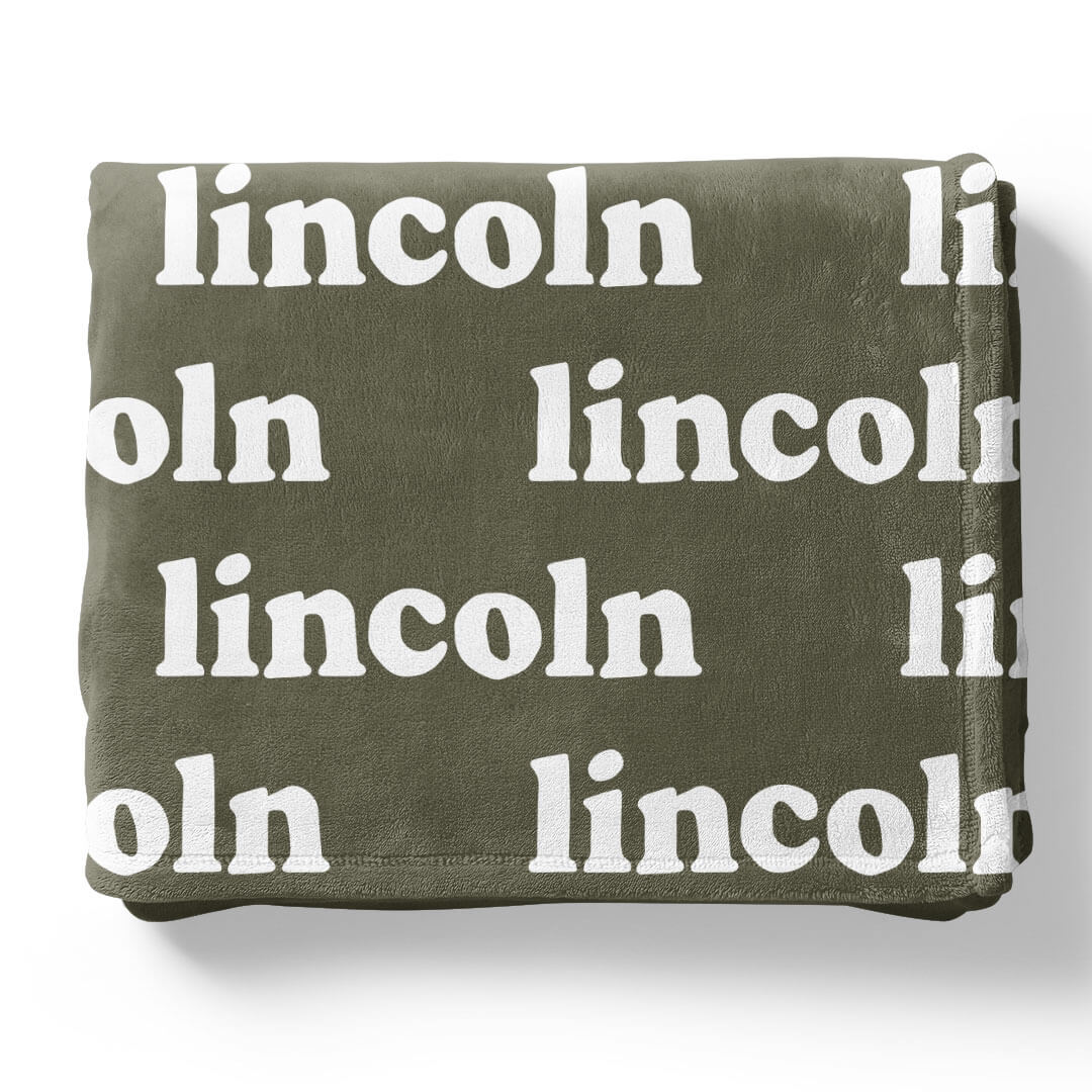 Tropical Personalized Color Blanket