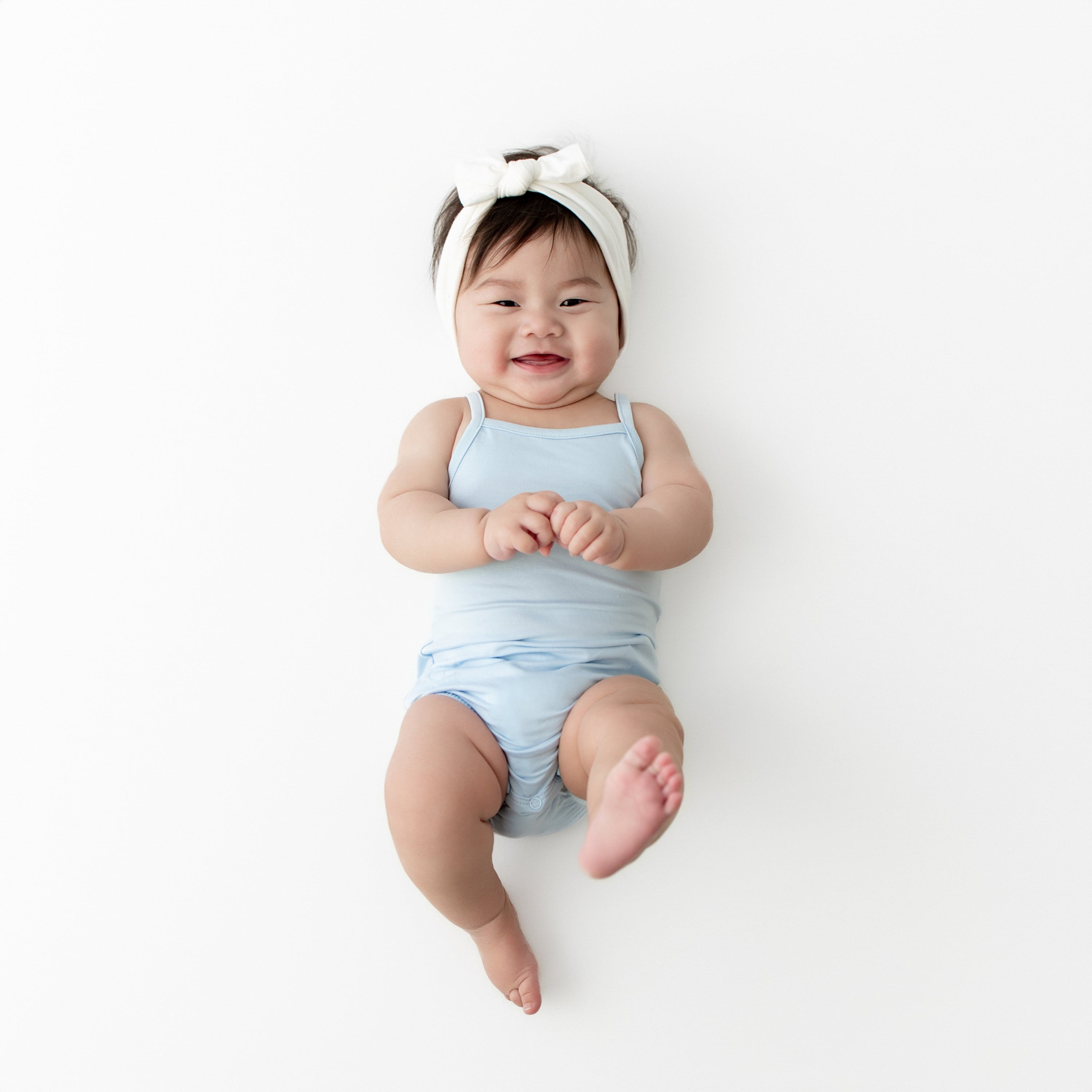 Spaghetti Strap Leotard in Breeze