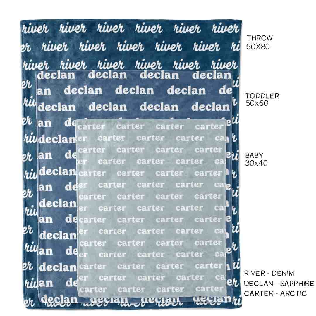 Tropical Personalized Color Blanket