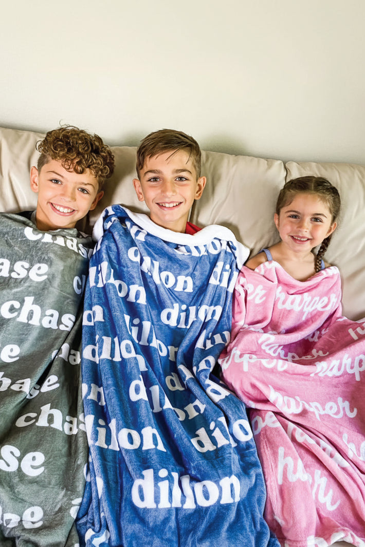 Tropical Personalized Color Blanket